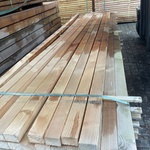 Ca. 92x Douglas regels fijnbezaagd, 50x75mm, lengte 400cm